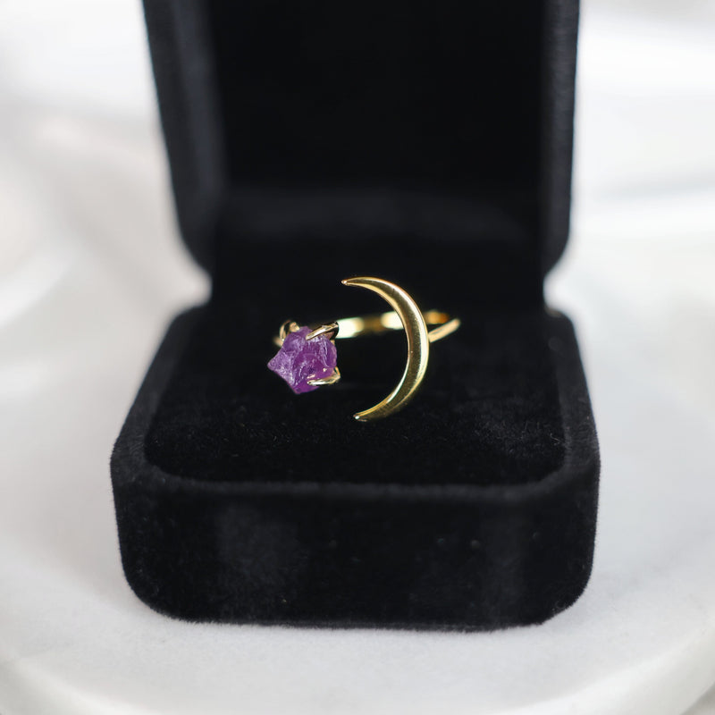 Adjustable Open Bullet Stone Ring Fashion Women Natural Amethyst Pink  Quartz Lapis Wire Wrapped Crystal Rings - China Charm Ring and Finger Ring  price | Made-in-China.com