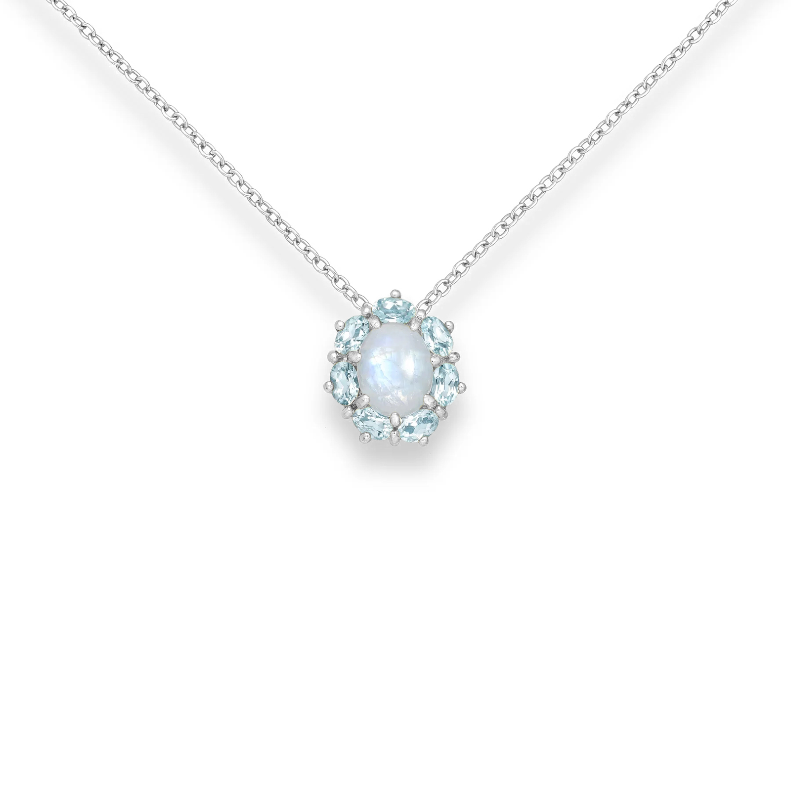 【タグ付き新品】Manon ribbon tops blue 0.62 ct Blue Topaz Diamond Necklace - 3001098060 / ZEN