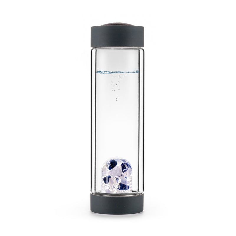 VIA HEAT "Balance" Crystal Water Bottle