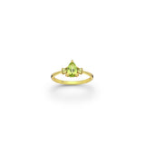 Earth Fairy Peridot Crystal Ring