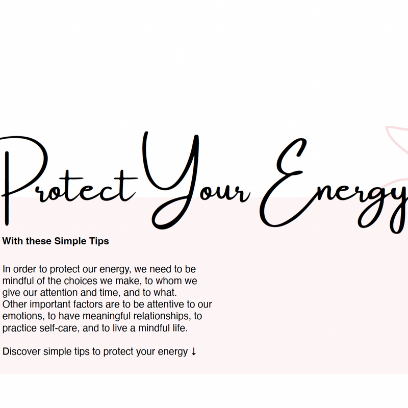 How To Protect Your Energy – Beau Life Switzerland