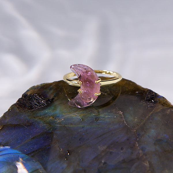 Queen Of The Moon Ring In Amethyst