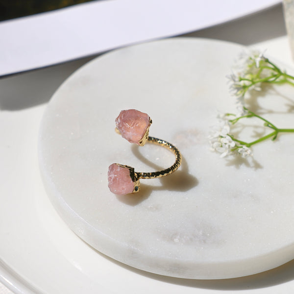 Empress Rose Quartz Ring
