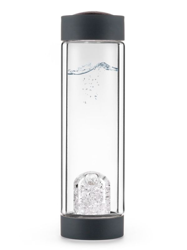 VIA HEAT "Diamonds" Crystal Water Bottle