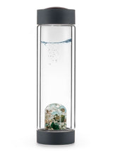 VIA HEAT "Forever Young" Crystal Water Bottle