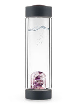 VIA HEAT "WELLNESS" Crystal Water Bottle